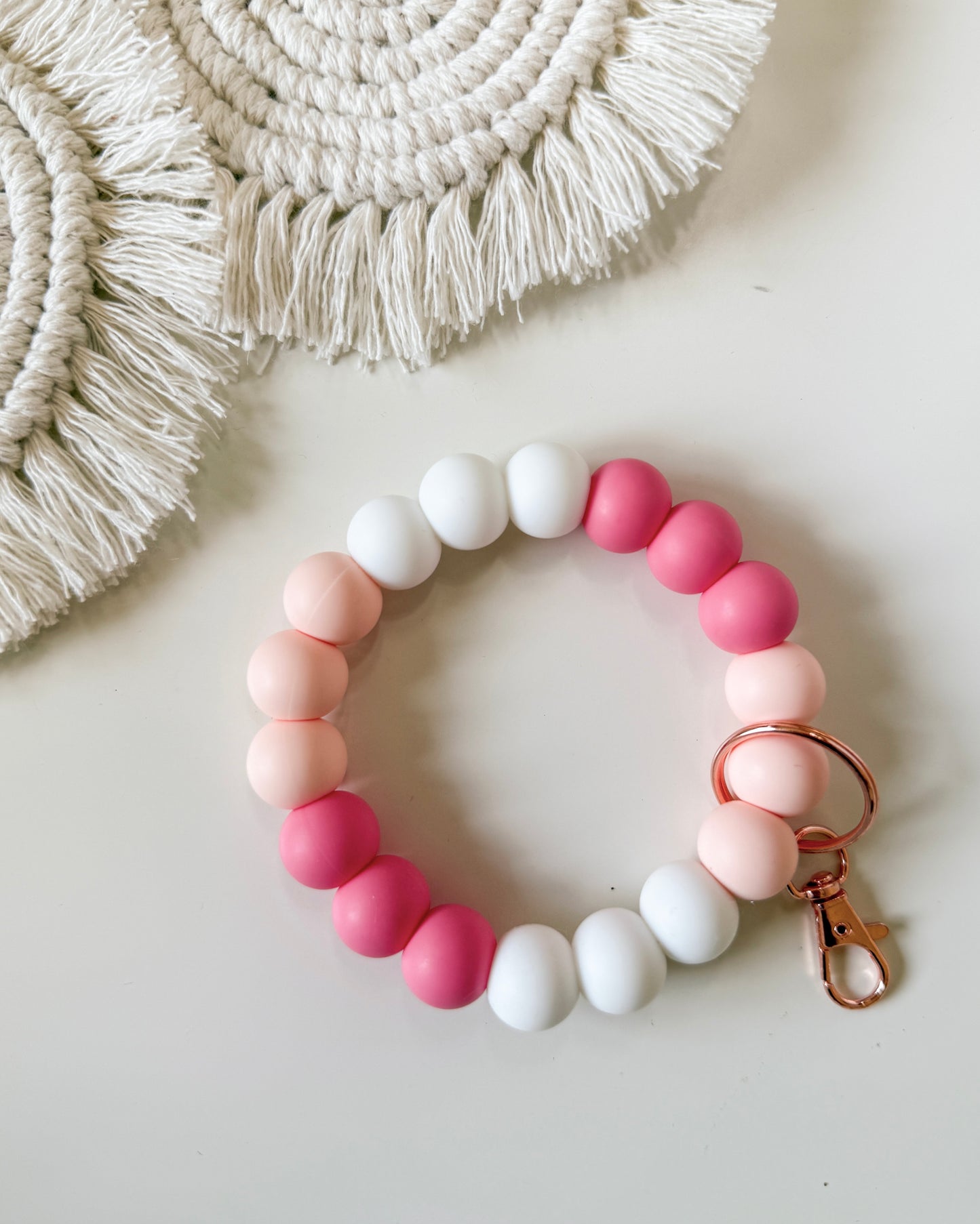 Small Silicone Beaded Wristlet
