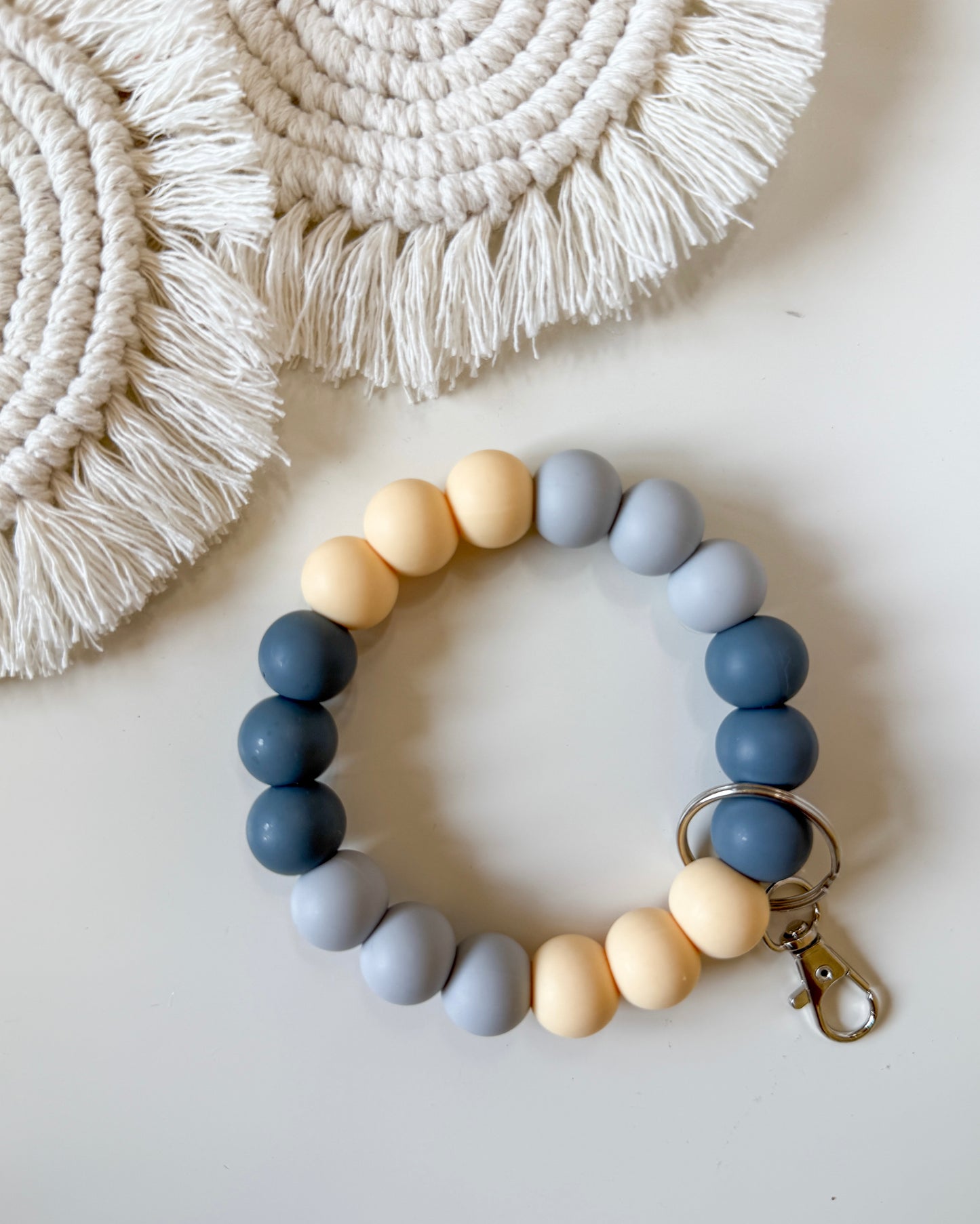 Small Silicone Beaded Wristlet