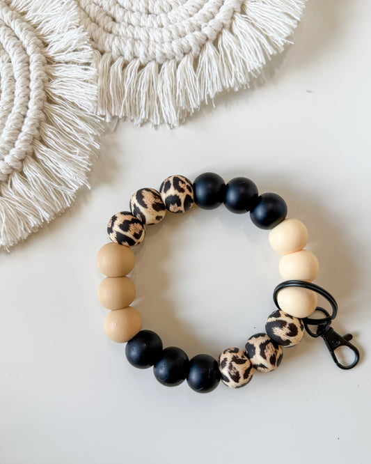 Small Silicone Beaded Wristlet