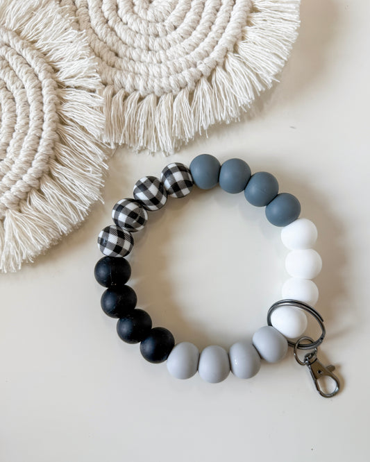Large Silicone Beaded Wristlet